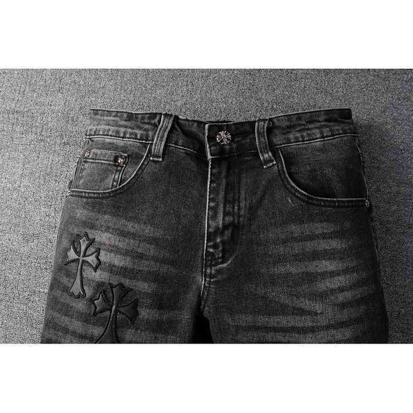 crosin crosin autumn new street fashion spring cross and men's jeans knee hole patch, Blue
crosin crosin autumn new street fashion spring cross and men's jeans knee hole patch, Blue