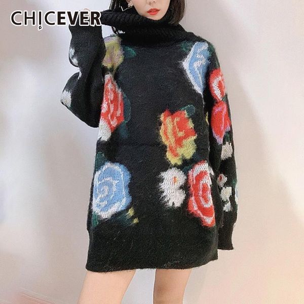 casual vintage sweaters for women turtleneck long sleeve embroidery print hit color knitted pullover female fashion women's, White;black
casual vintage sweaters for women turtleneck long sleeve embroidery print hit color knitted pullover female fashion women's, White;black