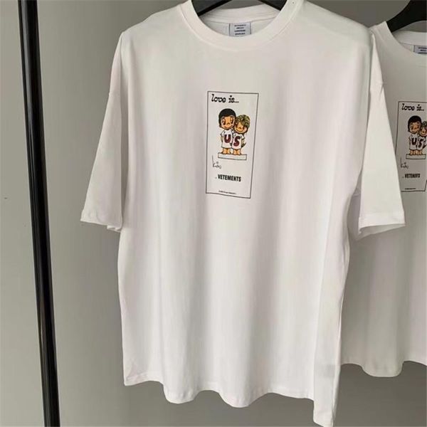 men's t-shirts vetements white 'love is... us' t-shirt men women graphic printed t-shirts jersey vtm love tee 93oh, White;black
men's t-shirts vetements white 'love is... us' t-shirt men women graphic printed t-shirts jersey vtm love tee 93oh, White;black