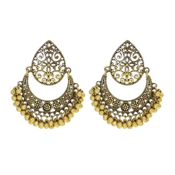 fashion exaggerated bohemian national style carved alloy pendant tassel earrings female, Black
fashion exaggerated bohemian national style carved alloy pendant tassel earrings female, Black