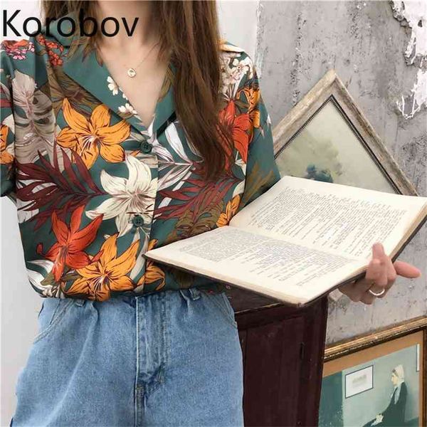 korobov korean holiday beach style print blouse women turn down collar short sleeve single breat blusas loose shirt wild 2a666 210430, White
korobov korean holiday beach style print blouse women turn down collar short sleeve single breat blusas loose shirt wild 2a666 210430, White