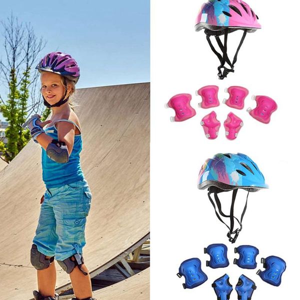 elbow & knee pads 7pcs profession kids protective helmet set adjustable wrist guards scooter skateboard roller skating, Black;gray
elbow & knee pads 7pcs profession kids protective helmet set adjustable wrist guards scooter skateboard roller skating, Black;gray