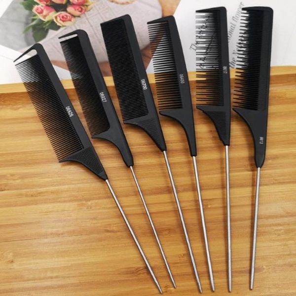 hair brushes professional tail comb salon cut styling stainless steel spiked, Silver
hair brushes professional tail comb salon cut styling stainless steel spiked, Silver