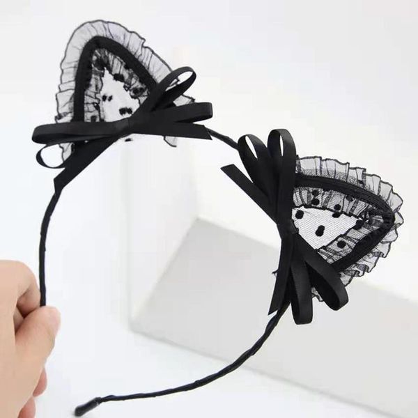 hair accessories cute black hairbands lace mesh yarn bow cat ears band festival performance decoration women
hair accessories cute black hairbands lace mesh yarn bow cat ears band festival performance decoration women