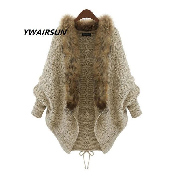 scarves ywairsuwomen's european and american style imitation braids fur collar bat sleeve knit cardigan sweater female shawl coat ponch, Blue;gray
scarves ywairsuwomen's european and american style imitation braids fur collar bat sleeve knit cardigan sweater female shawl coat ponch, Blue;gray