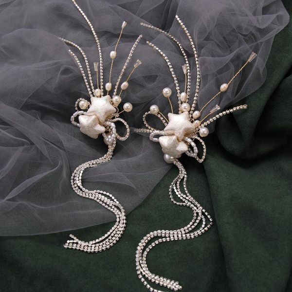 hair clips & barrettes tassel rhinestone clip accessories for women pearl wedding jewelry headpiece, Golden;silver
hair clips & barrettes tassel rhinestone clip accessories for women pearl wedding jewelry headpiece, Golden;silver