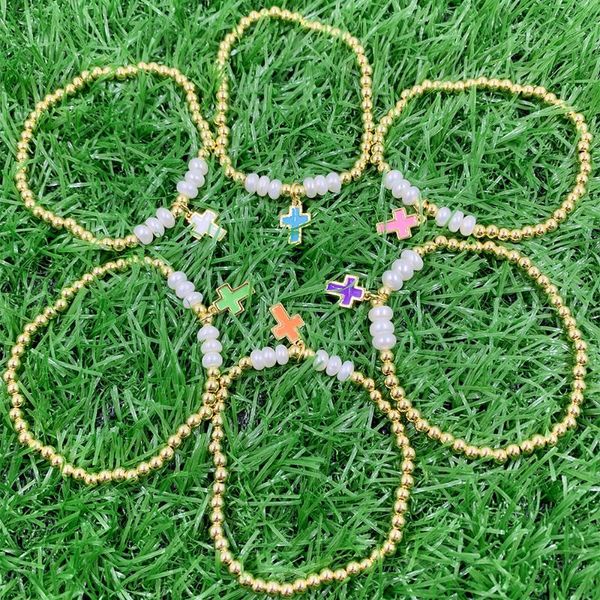 beaded, strands rainbow enamel pendant cross shape accessories gold plated beads/pearls bracelet bulk diy jewelry wholesale, Black
beaded, strands rainbow enamel pendant cross shape accessories gold plated beads/pearls bracelet bulk diy jewelry wholesale, Black