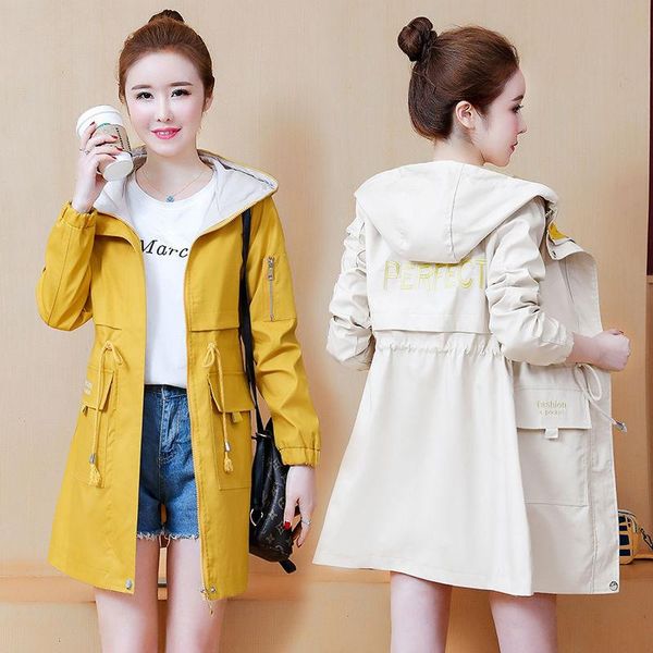 Women's Trench Coats 2021 Spring Autumn Coat Women Long Sleeve Casual Windbreaker Female Hooded Plus Size Student Loose Outerwear, Tan;black
Women's Trench Coats 2021 Spring Autumn Coat Women Long Sleeve Casual Windbreaker Female Hooded Plus Size Student Loose Outerwear, Tan;black
