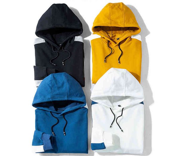men hoodies casual long sleeve patchwork sweatshirts new mens solid color sweatshirt hip hop streetwear loose pullover, Black
men hoodies casual long sleeve patchwork sweatshirts new mens solid color sweatshirt hip hop streetwear loose pullover, Black