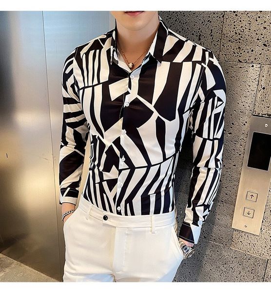 men's jackets heavy industry printing style luxury brand men's cotton long sleeve fancy slim casual shirt ug31, Black;brown
men's jackets heavy industry printing style luxury brand men's cotton long sleeve fancy slim casual shirt ug31, Black;brown