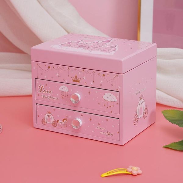 jewelry pouches, bags original pink princess castle wooden box multilayer drawer korea adorn article led, Pink;blue
jewelry pouches, bags original pink princess castle wooden box multilayer drawer korea adorn article led, Pink;blue