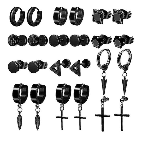 stud 12 pairs stainless steel punk ear accessory earring body jewelry, Golden;silver
stud 12 pairs stainless steel punk ear accessory earring body jewelry, Golden;silver