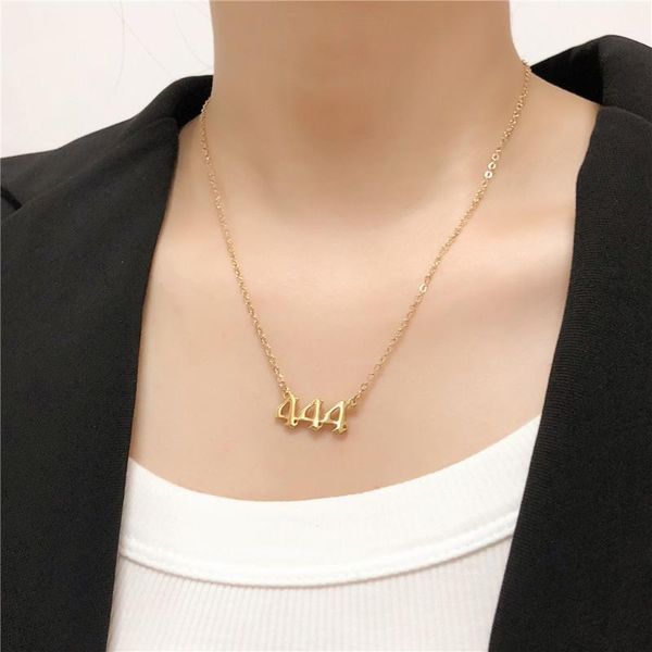 chains selling titanium steel angel number necklace digital stainless fashion all-match pendant necklacezz09, Silver
chains selling titanium steel angel number necklace digital stainless fashion all-match pendant necklacezz09, Silver