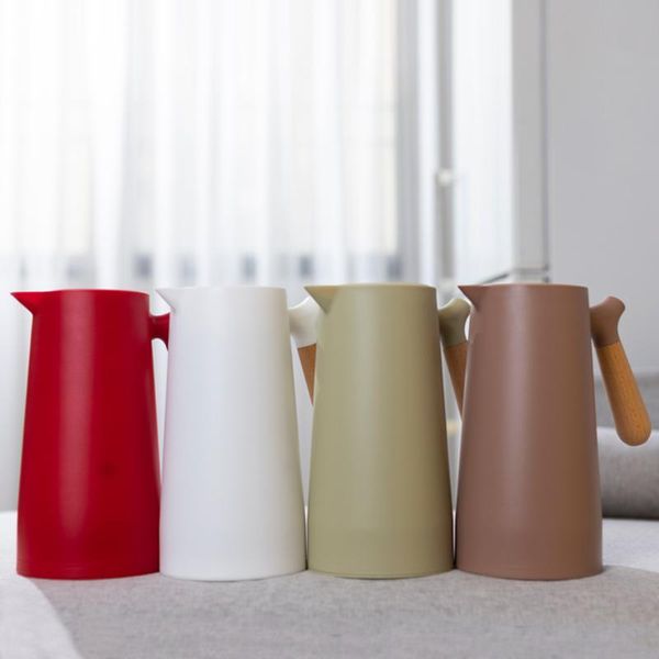 double walled coffee carafe insulated vacuum flask 24 hour heat retention with lid handle water bottles
double walled coffee carafe insulated vacuum flask 24 hour heat retention with lid handle water bottles