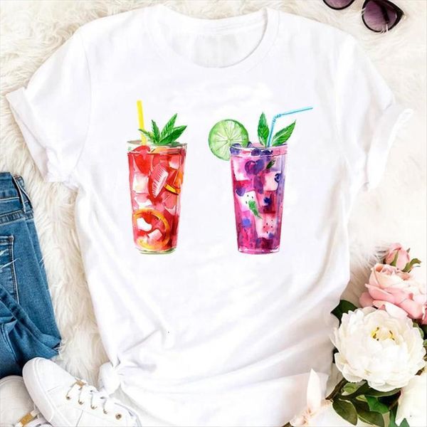 summer sweet juice drink beach women t shirts tshirts cartoon fashion short sleeve clothes graphic lady print female tee, White
summer sweet juice drink beach women t shirts tshirts cartoon fashion short sleeve clothes graphic lady print female tee, White