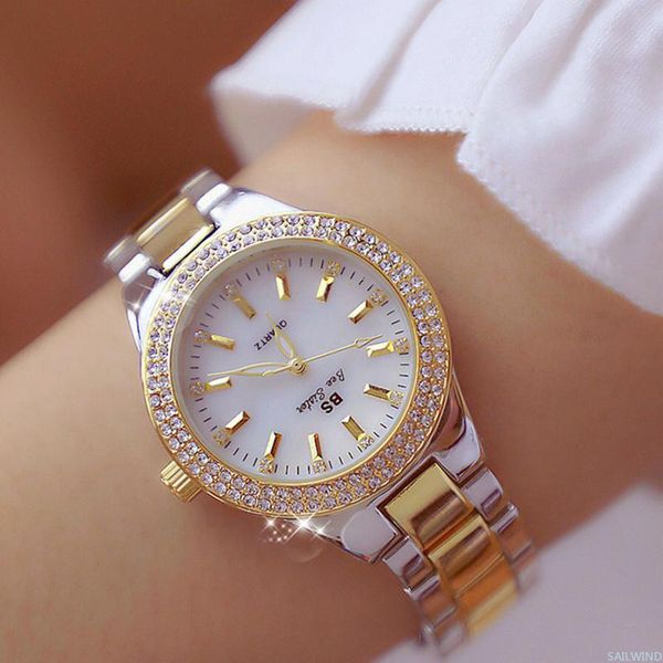 wristwatches fashion gold women watches ladies bracelet watch waterproof stainless steel dress relogios femininos nice, Slivery;brown
wristwatches fashion gold women watches ladies bracelet watch waterproof stainless steel dress relogios femininos nice, Slivery;brown