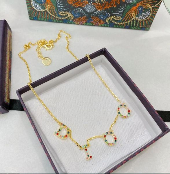 pendant necklaces brand women colorful rhinestone letter necklace fashion gold color bracelet chain for lady female party jewelry, Silver
pendant necklaces brand women colorful rhinestone letter necklace fashion gold color bracelet chain for lady female party jewelry, Silver
