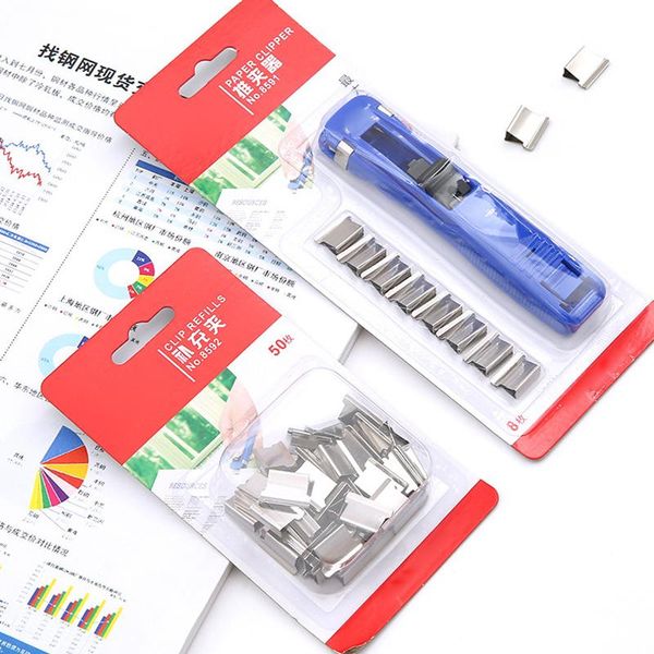 craft tools push clip device portable handheld paper fast clam dispenser metal refill clips for school office student
craft tools push clip device portable handheld paper fast clam dispenser metal refill clips for school office student
