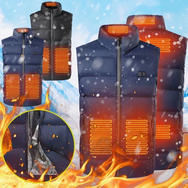 women's vests dual control 9 heating vest constant temperature intelligent electric, Black;white
women's vests dual control 9 heating vest constant temperature intelligent electric, Black;white