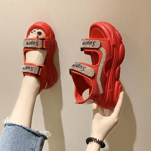 drop 2021 woman sandals rhinestone platform wedges high heels slippers ladies creepers causal comfort, Black
drop 2021 woman sandals rhinestone platform wedges high heels slippers ladies creepers causal comfort, Black