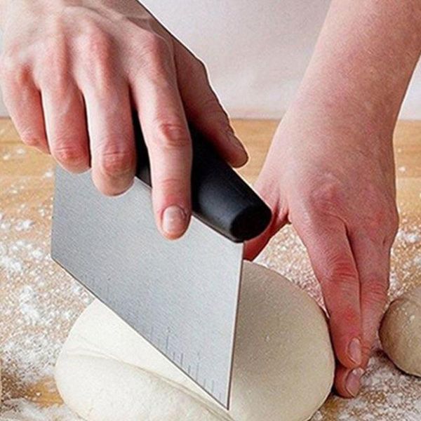 steel cutting knife flour dough double sided scale with scraper flat w1x3 baking & pastry tools
steel cutting knife flour dough double sided scale with scraper flat w1x3 baking & pastry tools