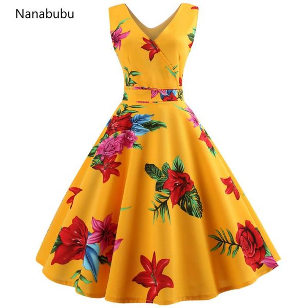 casual dresses yellow black summer dress women 50s 60s retro vintage sleeveless elegant robe rockabilly swing pin up party, Black;gray
casual dresses yellow black summer dress women 50s 60s retro vintage sleeveless elegant robe rockabilly swing pin up party, Black;gray
