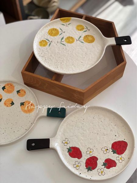 dishes & plates retro fruit series ceramic grilled japanese dinner plate, handle salad sweetheart pizza plate
dishes & plates retro fruit series ceramic grilled japanese dinner plate, handle salad sweetheart pizza plate