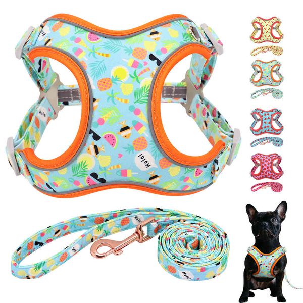 dog collars & leashes new fashion nylon harness set reflective fruit printed vest for medium large s french bulldog k19l
dog collars & leashes new fashion nylon harness set reflective fruit printed vest for medium large s french bulldog k19l