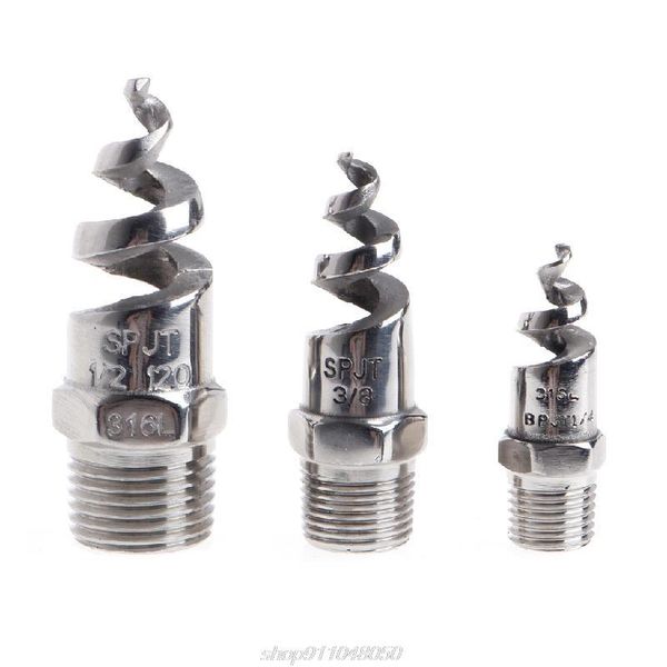 watering equipments 1/4" 1/2" stainless steel spiral cone atomization nozzle spray sprinkler heads j06 21 drop
watering equipments 1/4" 1/2" stainless steel spiral cone atomization nozzle spray sprinkler heads j06 21 drop