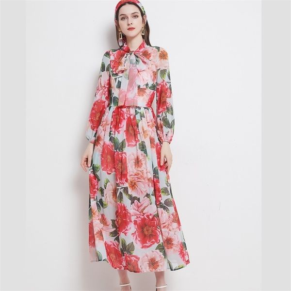 spring chiffon dress women's lantern sleeve bowtie collar high waist floral printted bohemia pleated mixi 210519, Black;gray
spring chiffon dress women's lantern sleeve bowtie collar high waist floral printted bohemia pleated mixi 210519, Black;gray