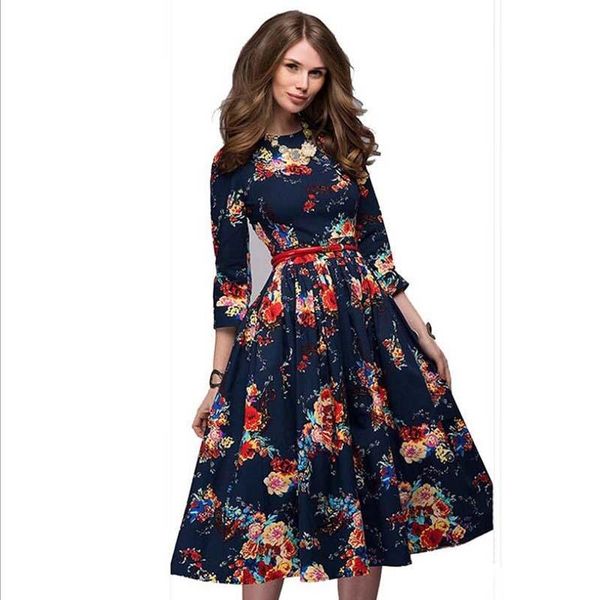 casual dresses 2021 elegant women robe long sleeve printed fashion spring summer boho dress slim party vestidos, Black;gray
casual dresses 2021 elegant women robe long sleeve printed fashion spring summer boho dress slim party vestidos, Black;gray