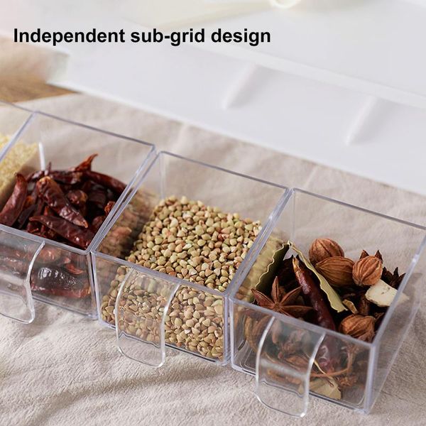 storage bottles & jars 4 grid transparent seasoning box kitchen rack set multifunctional with spoon for
storage bottles & jars 4 grid transparent seasoning box kitchen rack set multifunctional with spoon for