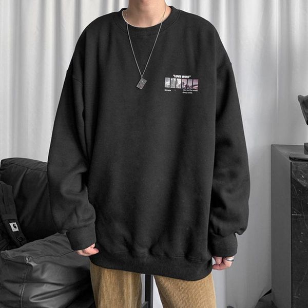 men's hoodies & sweatshirts zogaa men round neck hoodless korean trend ins loose chic spring autumn clothes outer wear streetwear boy, Black
men's hoodies & sweatshirts zogaa men round neck hoodless korean trend ins loose chic spring autumn clothes outer wear streetwear boy, Black