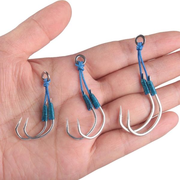 fishing hooks taf 4 sets double jigging hook 2/0# 3/0# 5/0# high carbon for fack lure leurre souple silicone bait
fishing hooks taf 4 sets double jigging hook 2/0# 3/0# 5/0# high carbon for fack lure leurre souple silicone bait