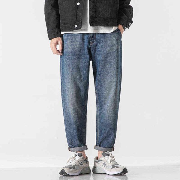 cotton jeans boys 2021 autumn winter versatile trend loose and comfortable men's denim pants, Blue
cotton jeans boys 2021 autumn winter versatile trend loose and comfortable men's denim pants, Blue