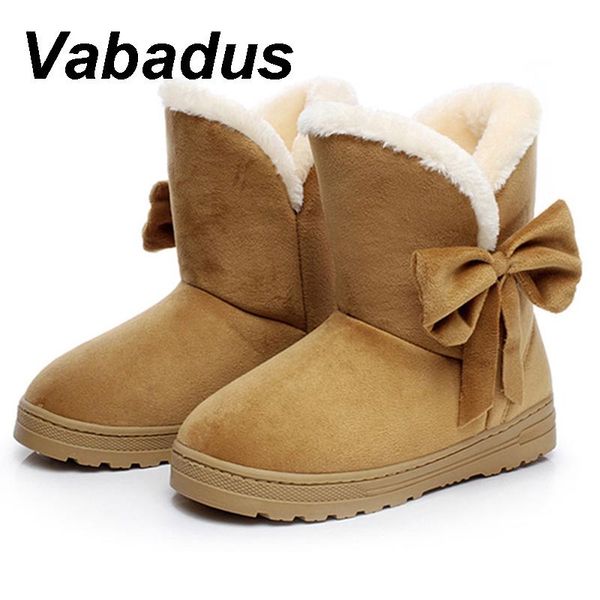 boots vabadus bowtie winter snow slip on flock warm women ankle suede fur plush short booties soft cute flats shoes woman, Black
boots vabadus bowtie winter snow slip on flock warm women ankle suede fur plush short booties soft cute flats shoes woman, Black