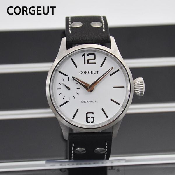 wristwatches corgeut mechanical watches for men leather male business men's luminous waterproof herrenuhr, Slivery;brown
wristwatches corgeut mechanical watches for men leather male business men's luminous waterproof herrenuhr, Slivery;brown