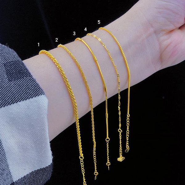 link, chain yellow gold color single layer link bracelets & bangle vintage charm bracelet pulseras mujer hand jewelry 2021 arrival, Black
link, chain yellow gold color single layer link bracelets & bangle vintage charm bracelet pulseras mujer hand jewelry 2021 arrival, Black