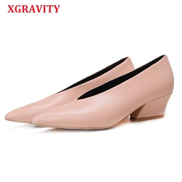 dress shoes xgravity 2021 spring designer vintage evening ladies fashion pointed toe v cut woman high heel pumps a113, Black
dress shoes xgravity 2021 spring designer vintage evening ladies fashion pointed toe v cut woman high heel pumps a113, Black