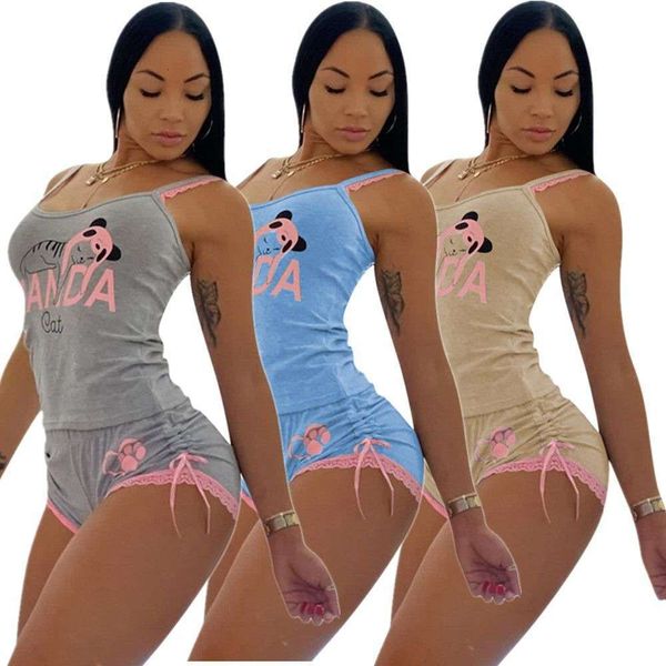 women's sleepwear spring and summer 2021 solid color printing leisure home lace two-piece sets cotton pajamas fashion condole belt shor, Black;red
women's sleepwear spring and summer 2021 solid color printing leisure home lace two-piece sets cotton pajamas fashion condole belt shor, Black;red