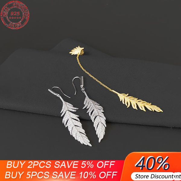 stud s925 sterling silver long feather tassel earrings personality european and american light luxury fashion monaco jewelry, Golden;silver
stud s925 sterling silver long feather tassel earrings personality european and american light luxury fashion monaco jewelry, Golden;silver