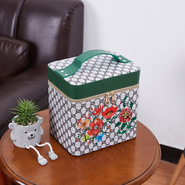 cosmetic bag multifunctional storage box large capacity case double deck portable travel classic printing
cosmetic bag multifunctional storage box large capacity case double deck portable travel classic printing