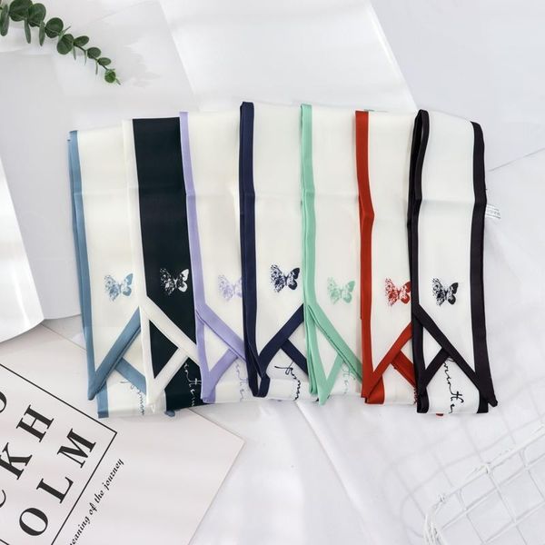 scarves 2021 summer 100*6 long small silk scarf korean version versatile decorative wrap belt thin for women, Blue;gray
scarves 2021 summer 100*6 long small silk scarf korean version versatile decorative wrap belt thin for women, Blue;gray