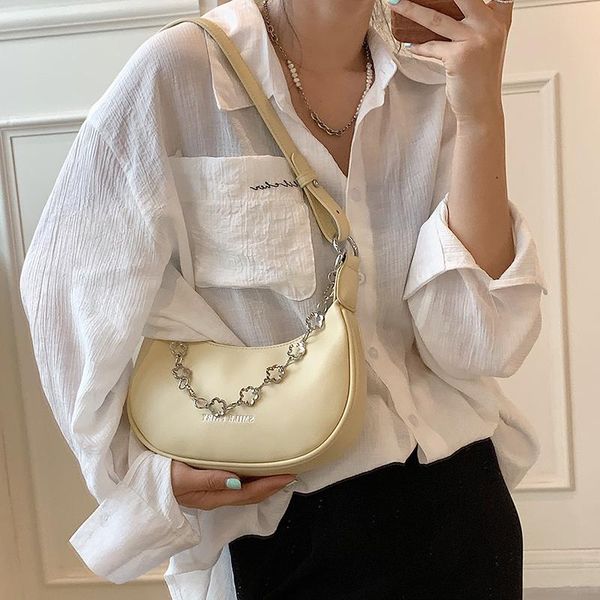 evening bags solid color women's shoulder bag imitation leather chain crossbody summer trendy fashion soft female underarm yellow
evening bags solid color women's shoulder bag imitation leather chain crossbody summer trendy fashion soft female underarm yellow