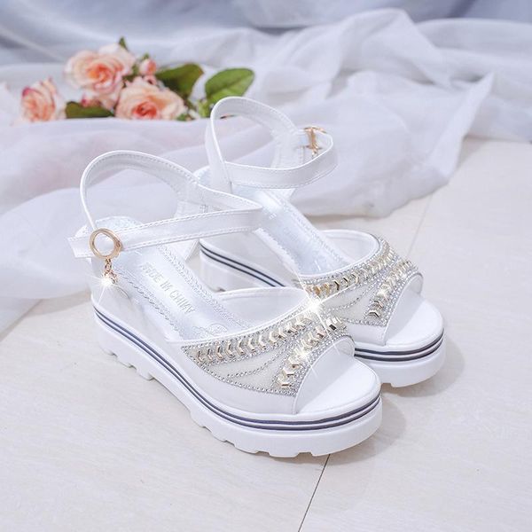dress shoes wedge with female sandals fish mouth buckle flat bottom platform waterproof thick cake women's 63, Black
dress shoes wedge with female sandals fish mouth buckle flat bottom platform waterproof thick cake women's 63, Black