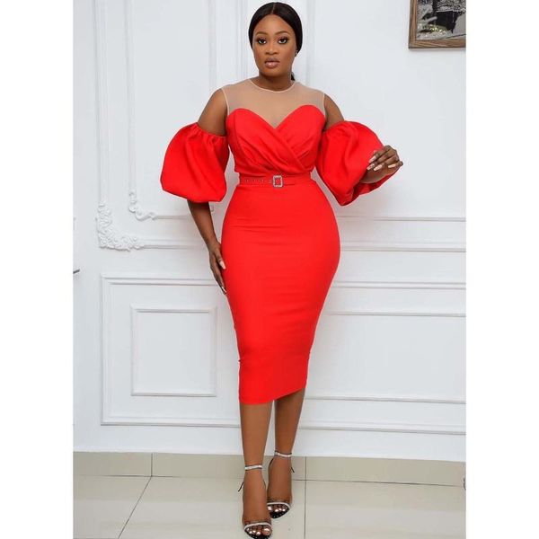 casual dresses explosive fashion women's color matching bubble sleeve mid-length ol plus size waist dress, Black;gray
casual dresses explosive fashion women's color matching bubble sleeve mid-length ol plus size waist dress, Black;gray