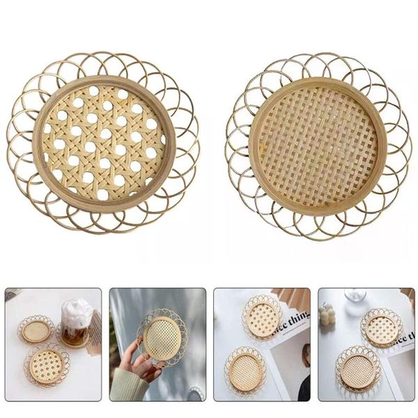 mats & pads 1pc bamboo boho rattan coasters handmade woven wicker retro rustic coffee drinks placemats for home table decor
mats & pads 1pc bamboo boho rattan coasters handmade woven wicker retro rustic coffee drinks placemats for home table decor
