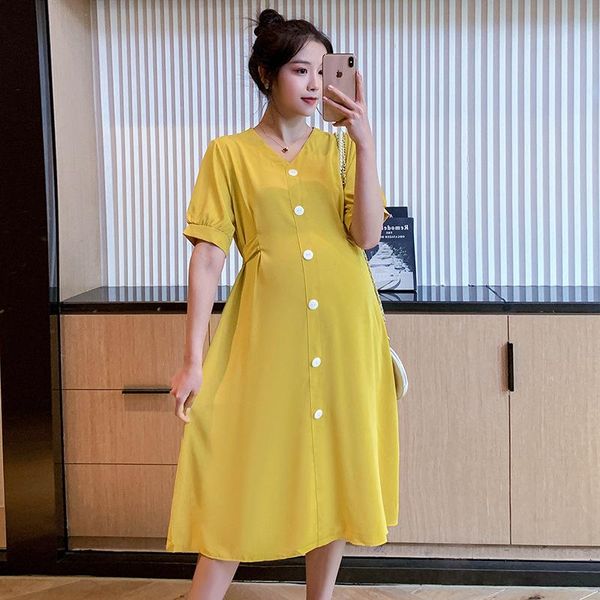 brand summer maternity dress woman casual v-neck large size dresses pregnant clothing md-02914, White
brand summer maternity dress woman casual v-neck large size dresses pregnant clothing md-02914, White