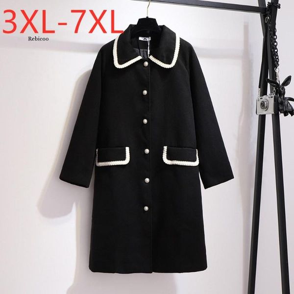 women's wool & blends ladies winter plus size long overcoat for women large sleeve loose red black button pocket woollen coat 4xl 5xl 6
women's wool & blends ladies winter plus size long overcoat for women large sleeve loose red black button pocket woollen coat 4xl 5xl 6