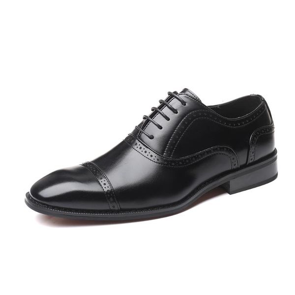 dress shoes 2021 handmade men flat leather oxfords, lace-up business formal shoes,, Black
dress shoes 2021 handmade men flat leather oxfords, lace-up business formal shoes,, Black